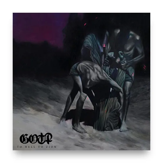 Gott - To Hell To Zion LP 'LIGHT MARBLED SMOKEY PURPLE' (ltd. 100 copies) - Image 3