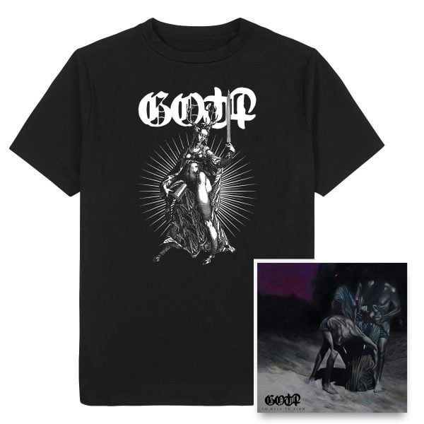 BUNDLE: Gott - To Hell To Zion vinyl + Ungulate design tee with backprint